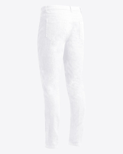 Rear view of Cavalleria Toscana CT Five Pockets Lifestyle Pants featuring a slim-fit design, belt loops, two back pockets and tailored straight-leg finish.