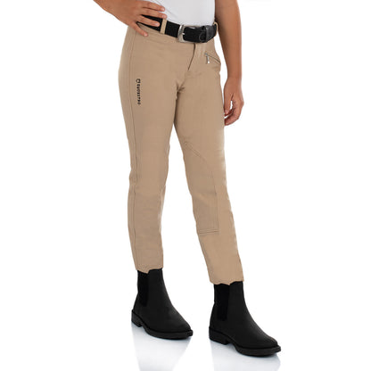 LEILANI MODEL JUNIOR JODHPUR BREECHES IN STRETCH MATERIAL.