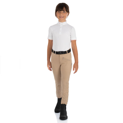 Equestro Junior Leilani Jodphur Breeches In Stretch Material