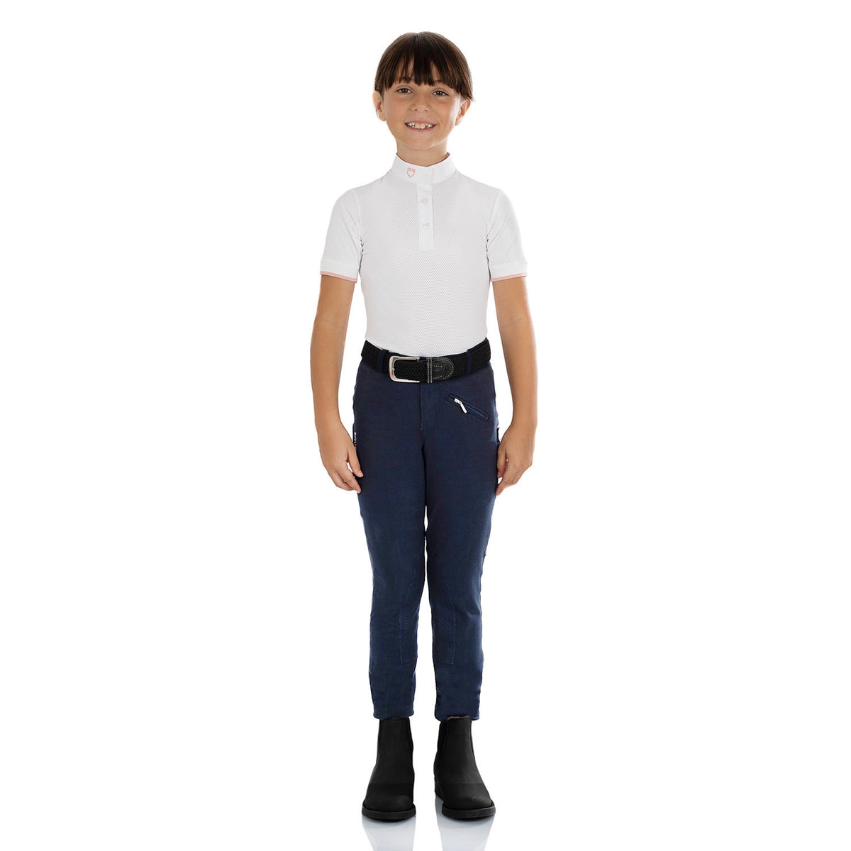 Equestro Junior Leilani Jodphur Breeches In Stretch Material
