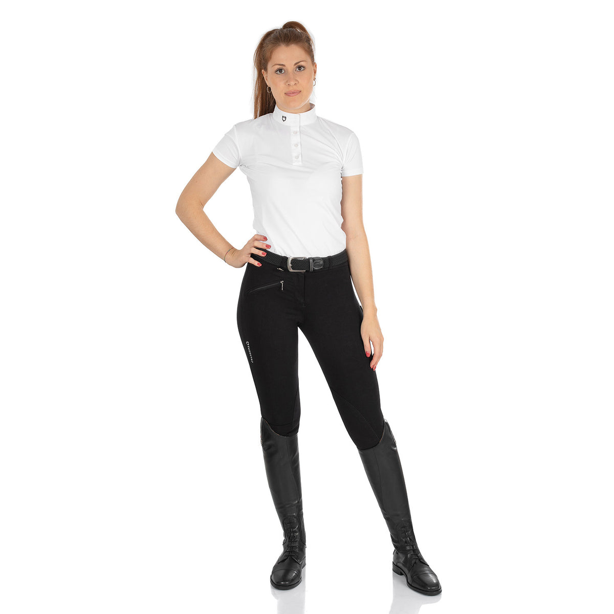 Equestro Ladies Selene Breeches In Stretch Cotton