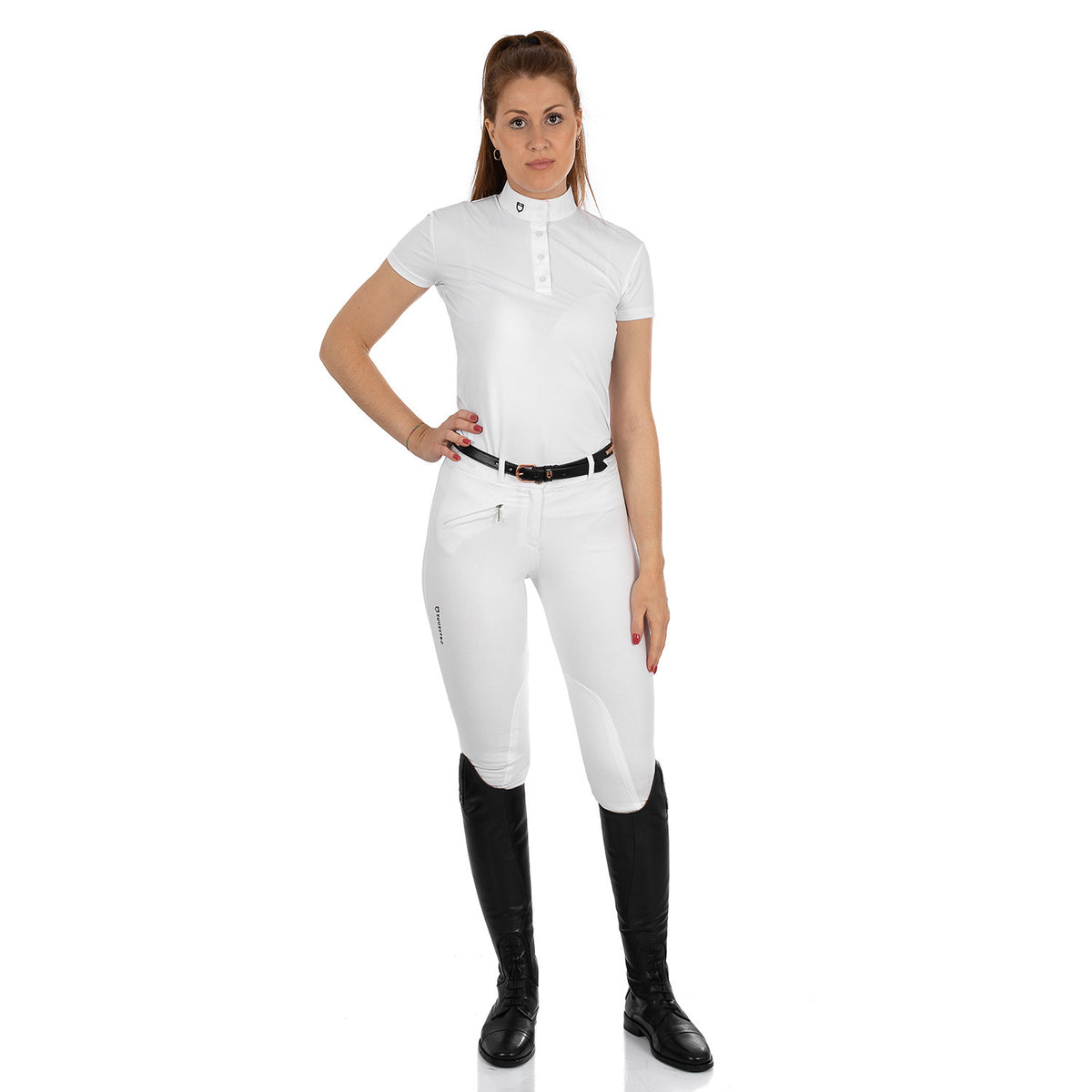Equestro Ladies Selene Breeches In Stretch Cotton