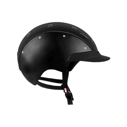 CAP CASCO MASTER 6 PELLE LATERALE E SCAMOSCIATO AL CENTRO.