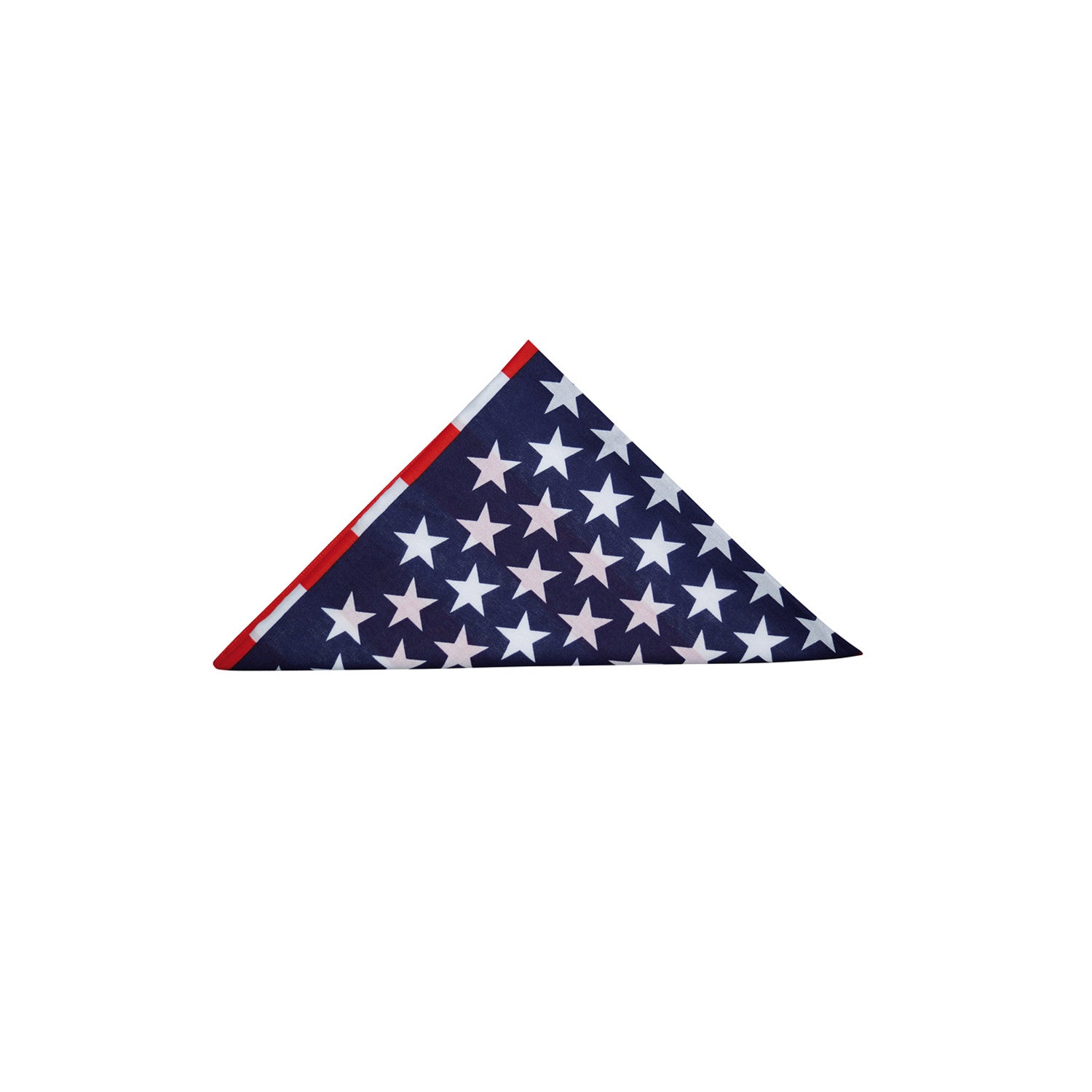 BANDANA WITH FLAG OR CONFEDERATION PATTERN.