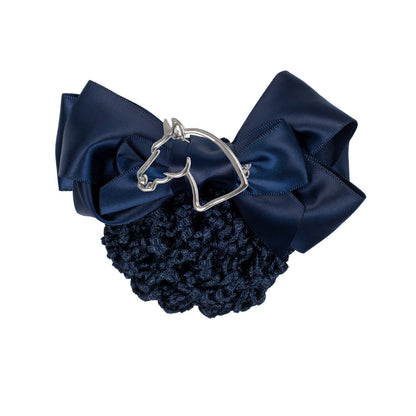 HAIRNET HORSE HEAD WITH BROOCHE.