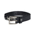 Leather belt with snaffle bits and rhinestones.