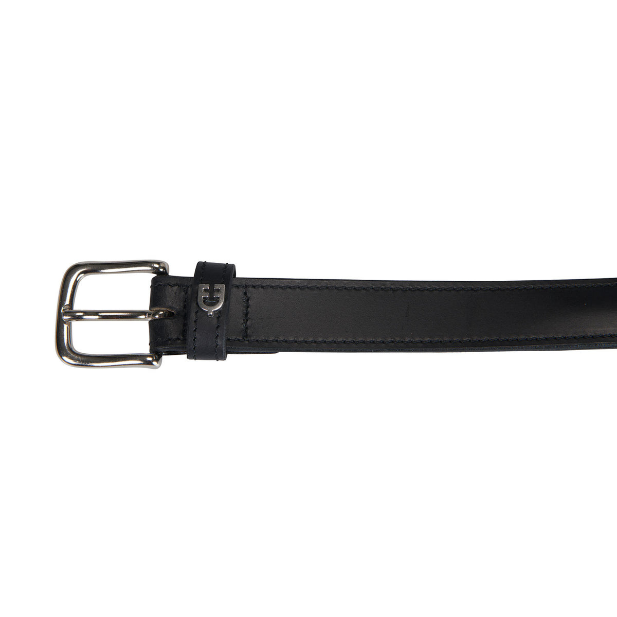 Leather belt with snaffle bits