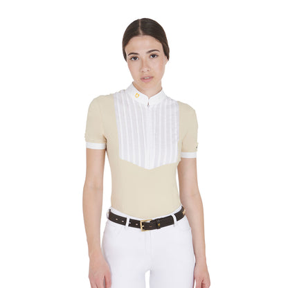 Leather belt with silver clincher