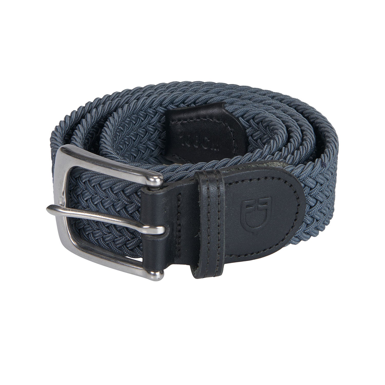 Elasticized belt crossed pattern.