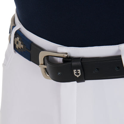 Leather belt with southwest patterm