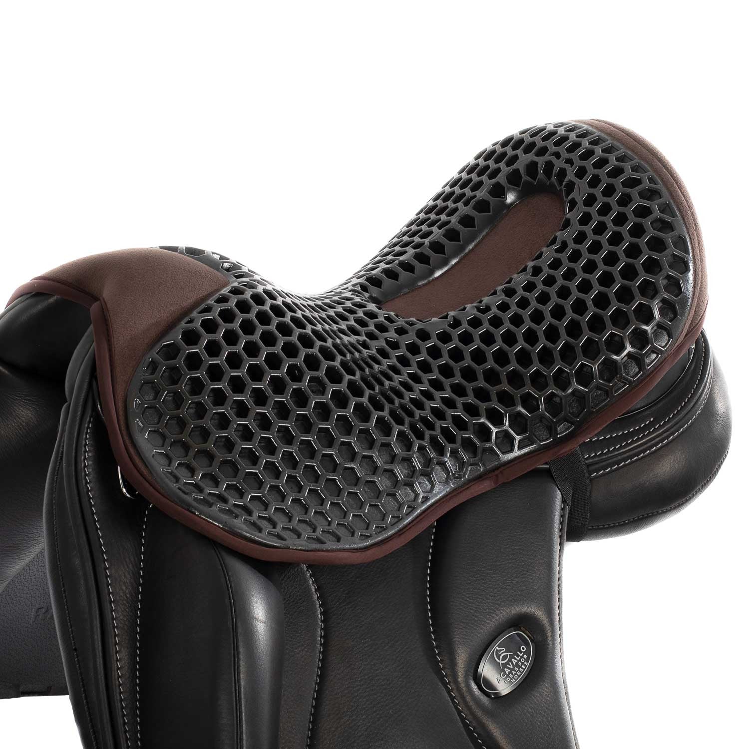Ortho-Coccyx seat saver dressage Hexagonal gel-out Dri-lex 20mm.