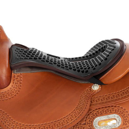 Acavallo Ortho-Coccyx Seat Saver Western Hexagonal Gel-Out Dri-Lex 20mm