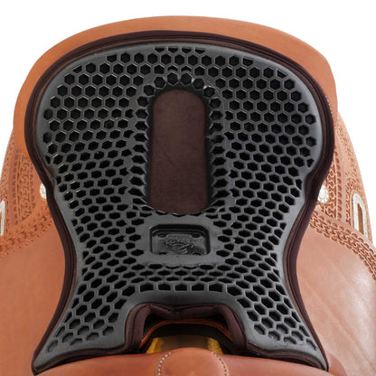 Acavallo Ortho-Coccyx Seat Saver Western Hexagonal Gel-Out Dri-Lex 20mm