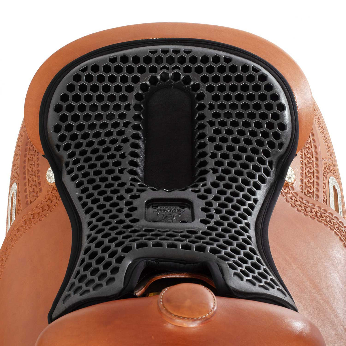 Acavallo Ortho-Coccyx Seat Saver Western Hexagonal Gel-Out Dri-Lex 20mm