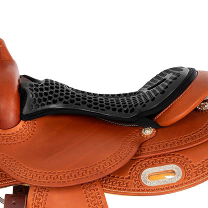 Acavallo Ortho-Pubis Seat Saver Western Hexagonal Gel-Out Dri-Lex 20mm