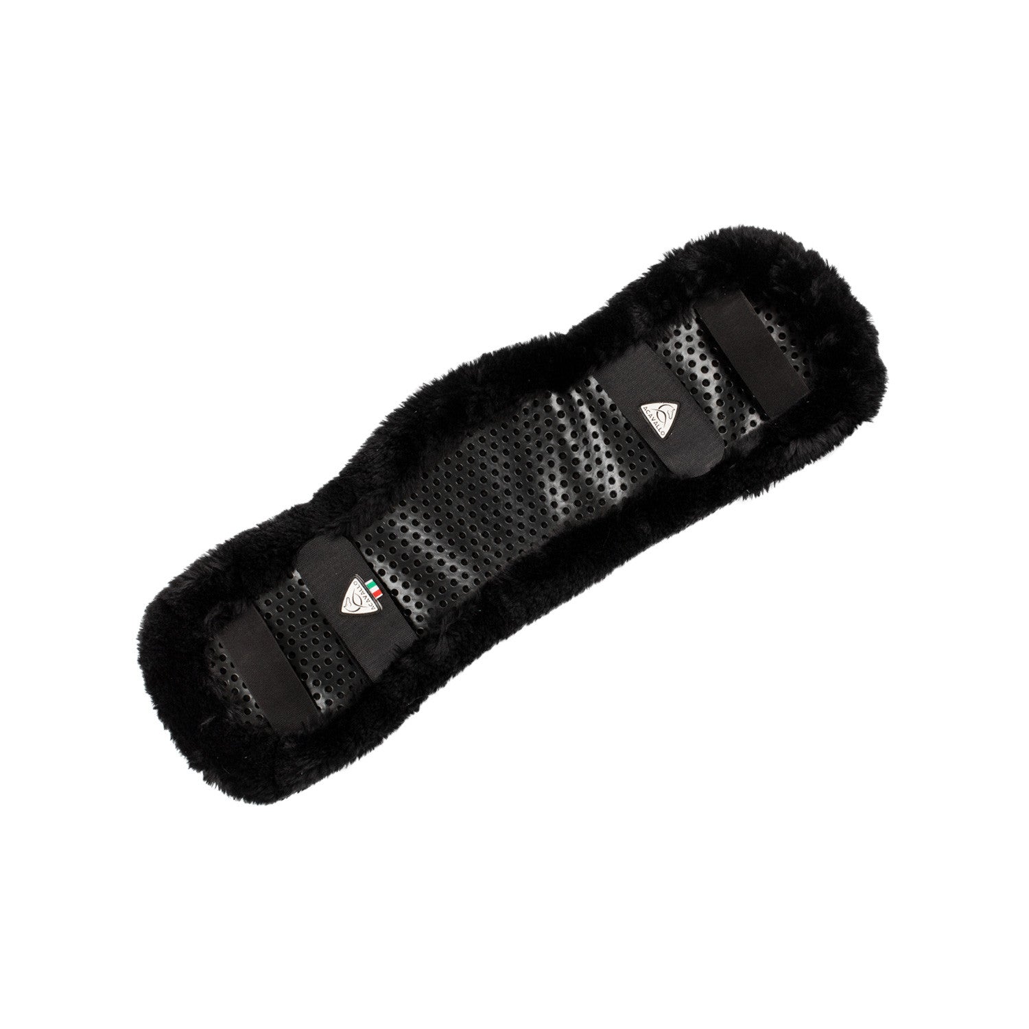 Shaped girth sleeve Classic gel faux sheepskin.