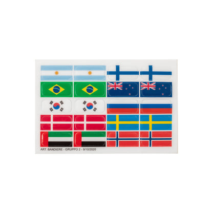 Acavallo Flag Stickers Set for Opera Stirrups