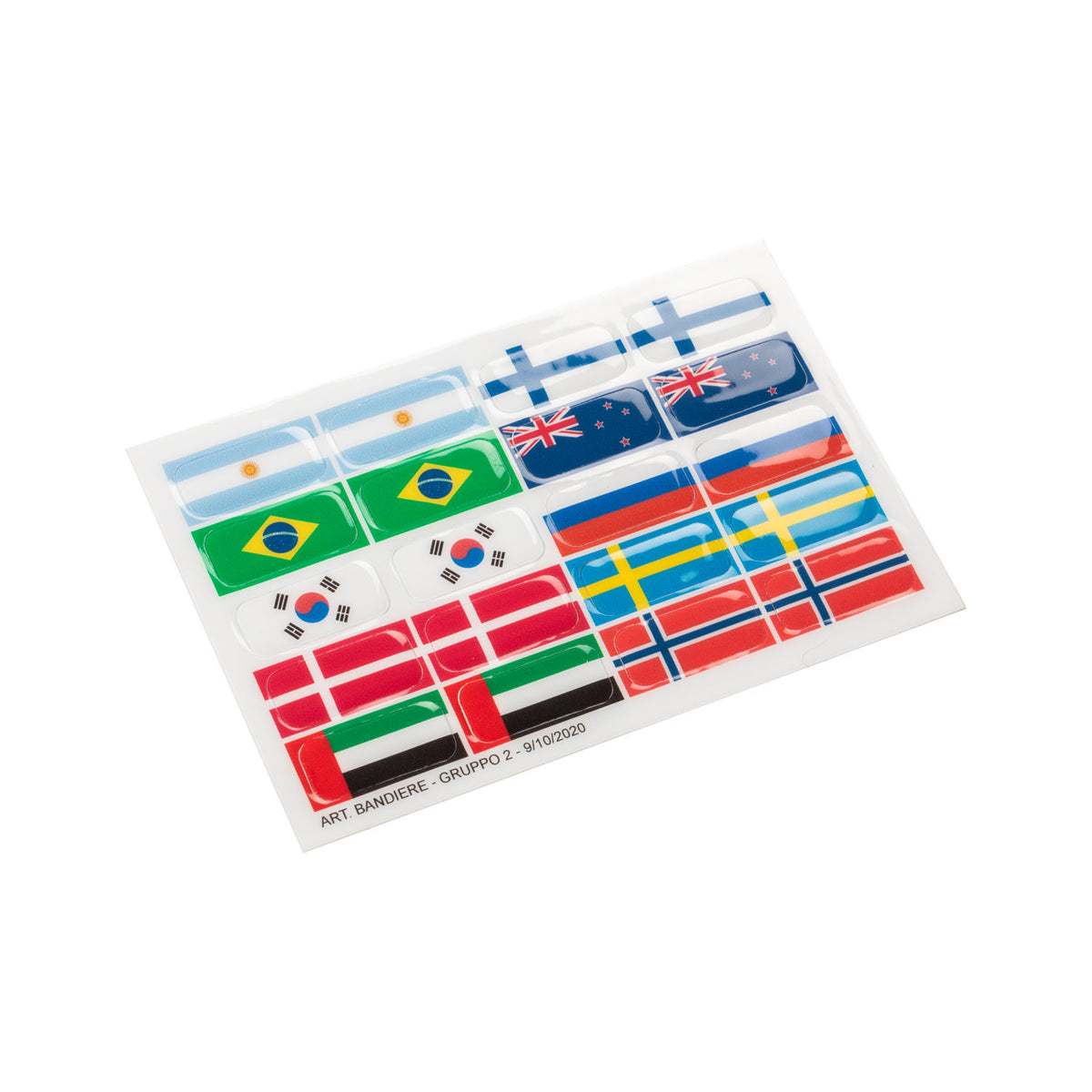 Acavallo Flag Stickers Set for Opera Stirrups