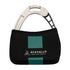 Stirrup covers with logo.