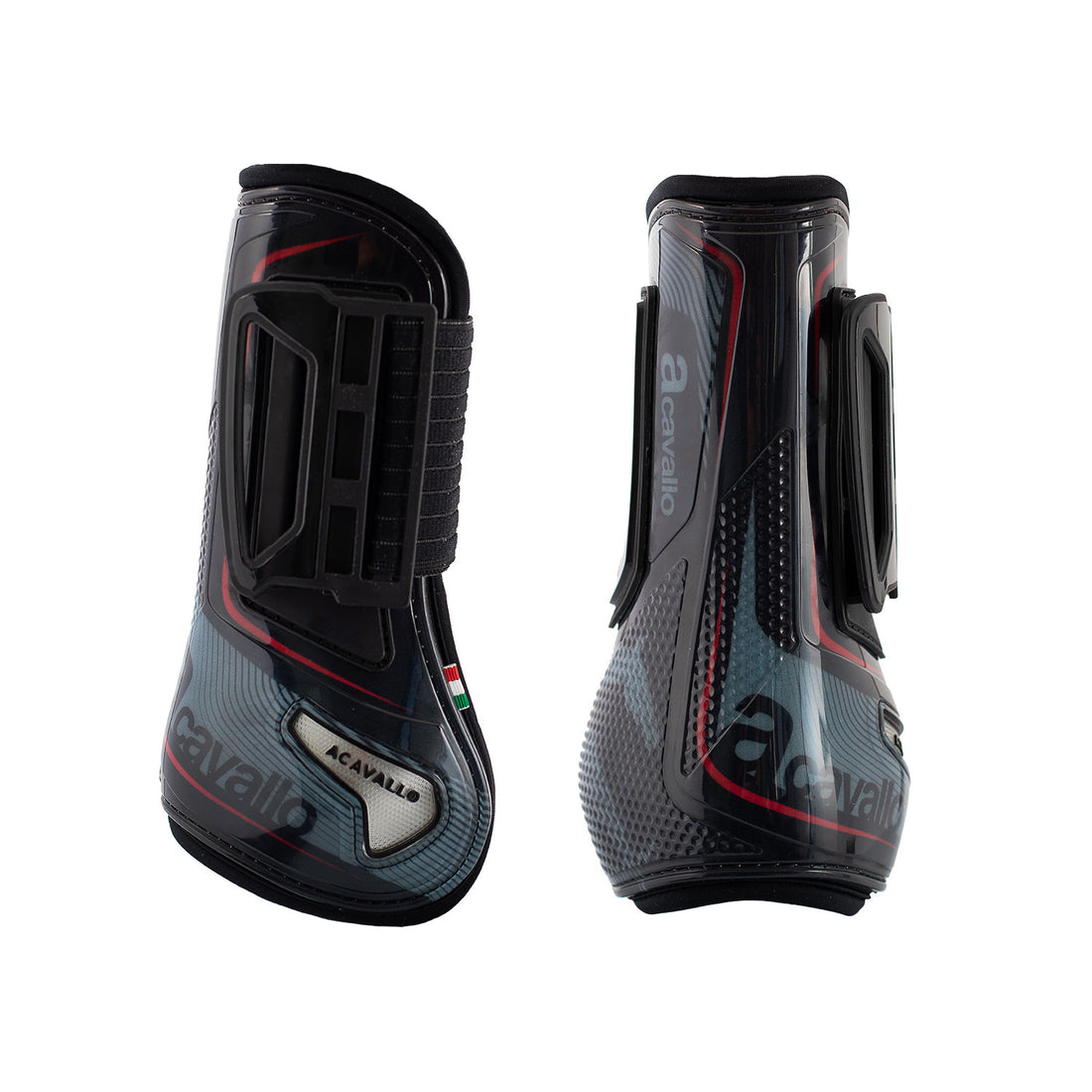 Opera gel tendon boots E-click fastening.