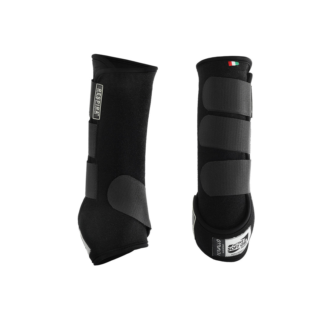 ACAVALLO RESPIRA NEWPRENE BACK BOOTS GEL LINED.