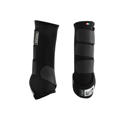 ACAVALLO RESPIRA NEWPRENE BACK BOOTS GEL LINED.