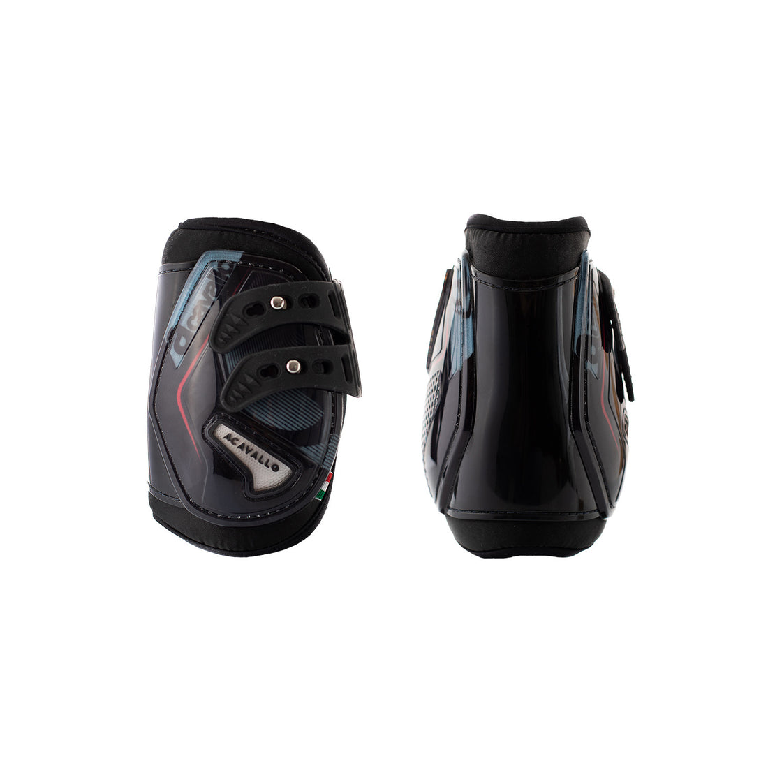 Opera fetlock boots elastic and button fastening.