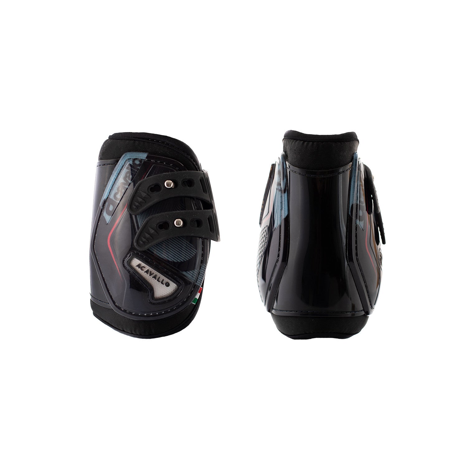 Opera fetlock boots elastic and button fastening.
