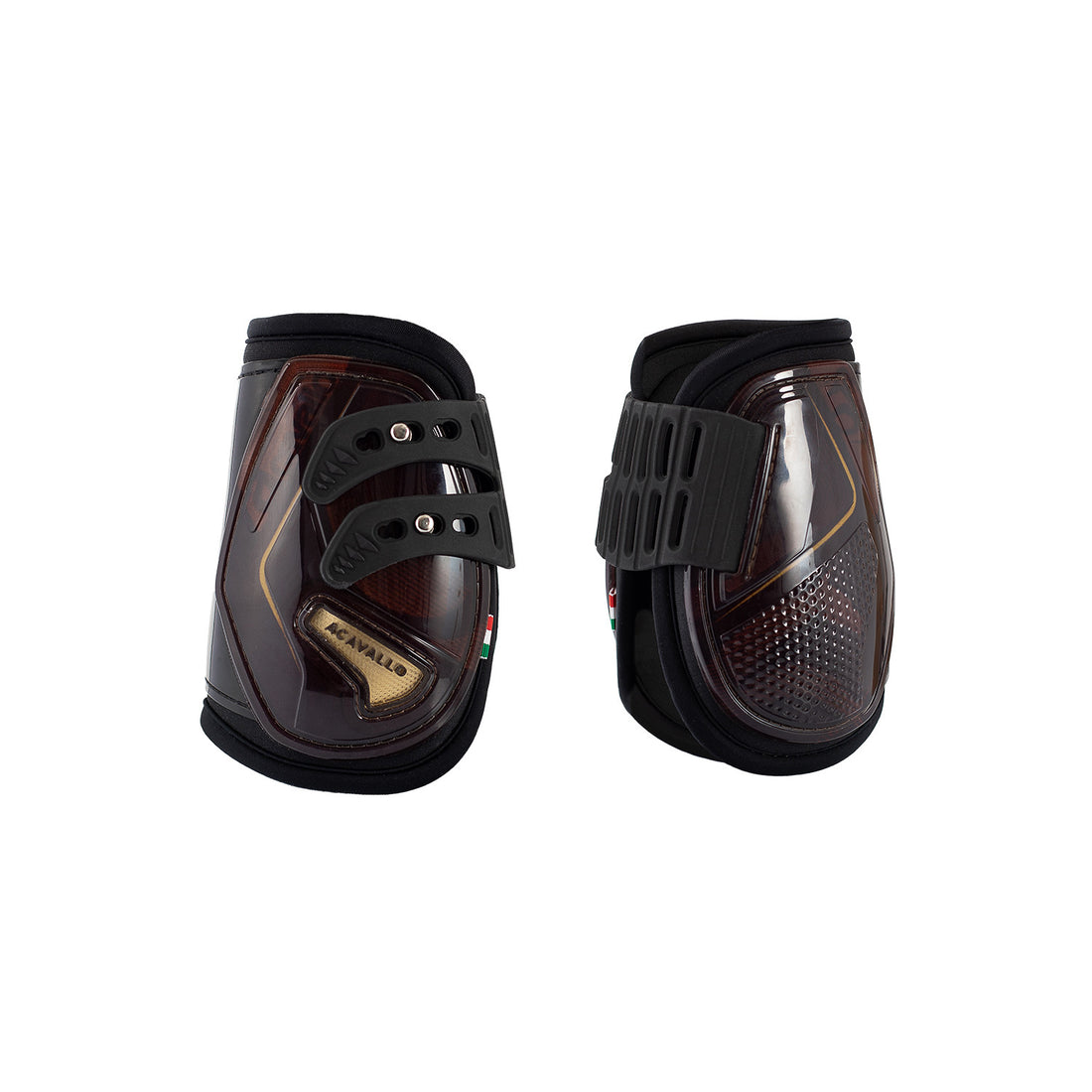 Opera fetlock boots elastic and button fastening.