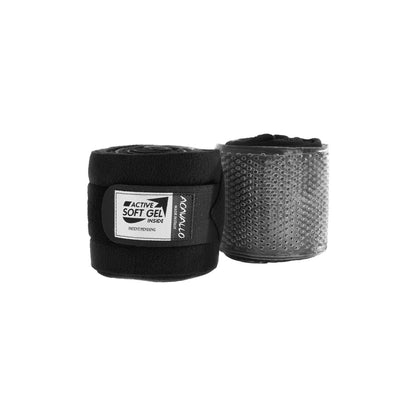 Gel and fleece bandages.