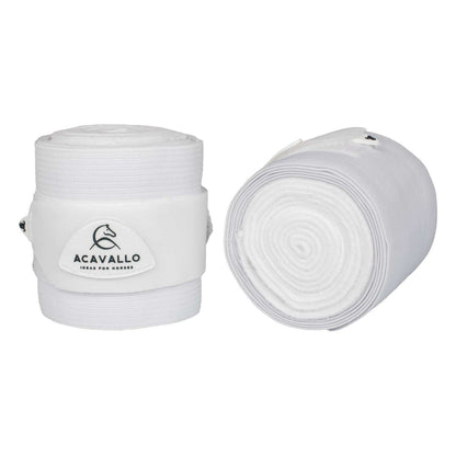 Elasticated exercise bandages fleece.