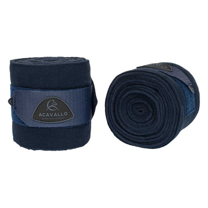 Fleece exercise bandages hook-and-loop closure fastening.