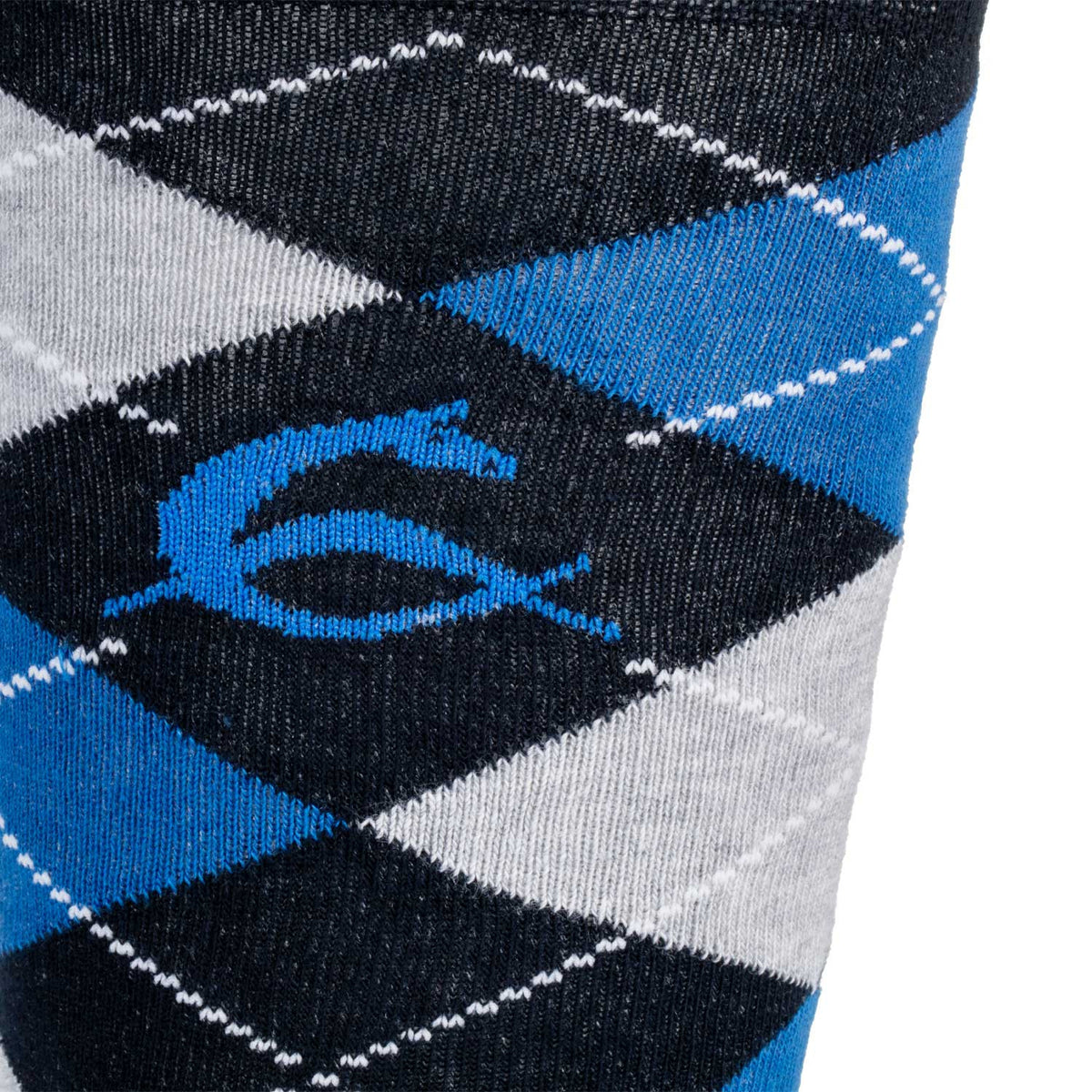Acavallo Diamond Pattern Cotton Socks