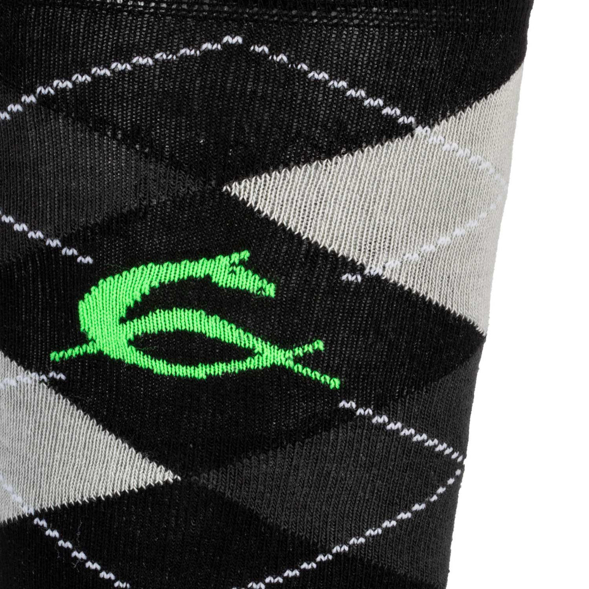 Acavallo Diamond Pattern Cotton Socks