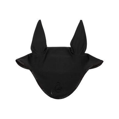 Elastane fly veil silicone logo.