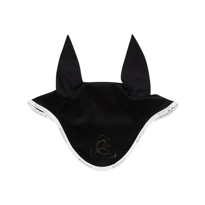 Elastane fly veil silicone logo.