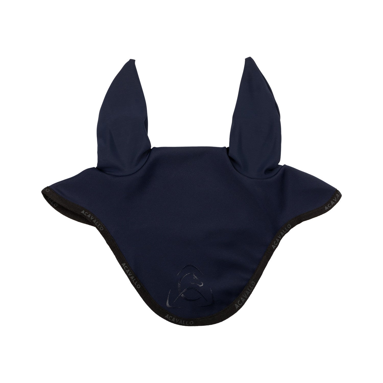 Elastane fly veil silicone logo.