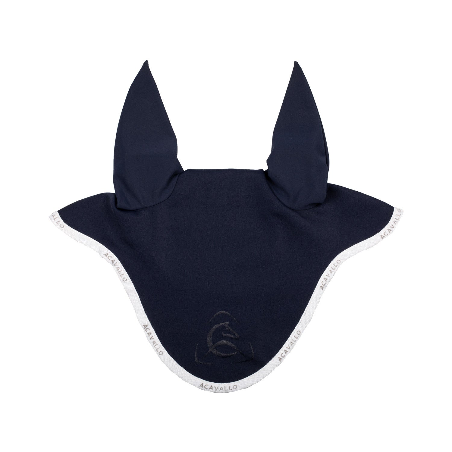 Elastane fly veil silicone logo.