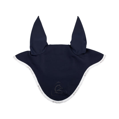 Elastane fly veil silicone logo.