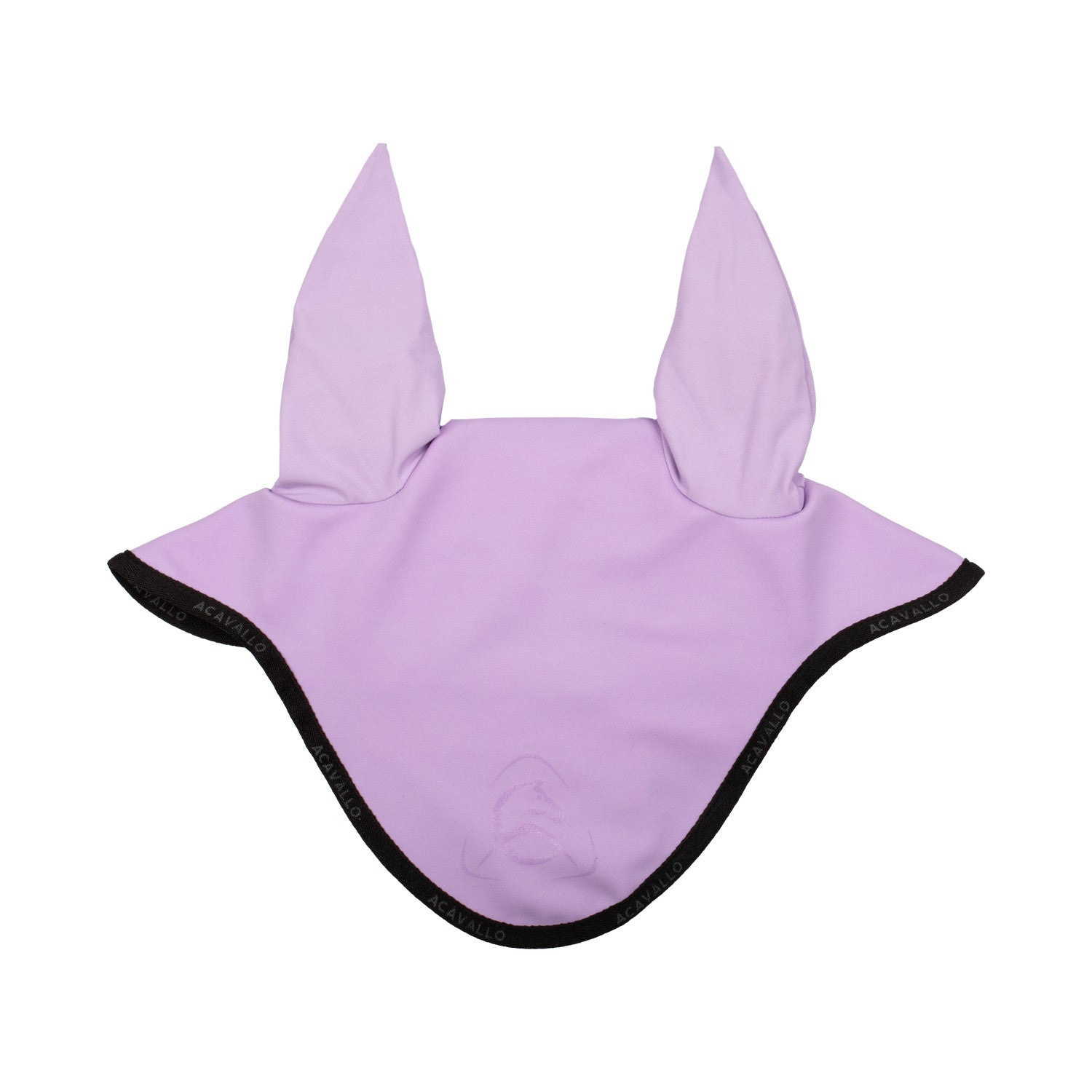 Elastane fly veil silicone logo.
