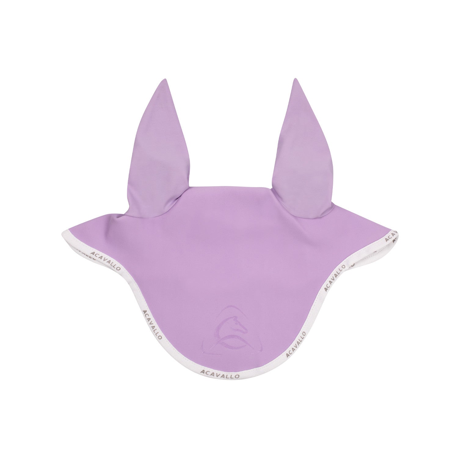 Elastane fly veil silicone logo.