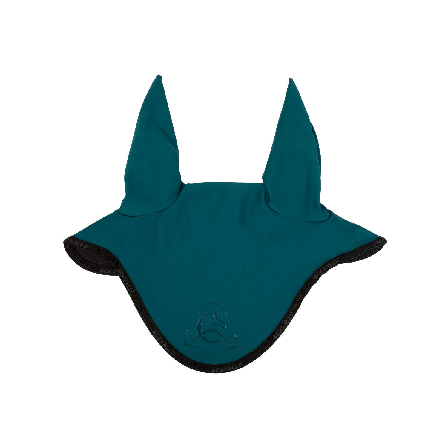 Elastane fly veil silicone logo.