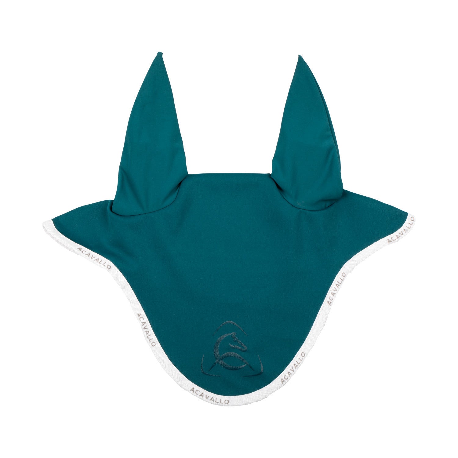 Elastane fly veil silicone logo.