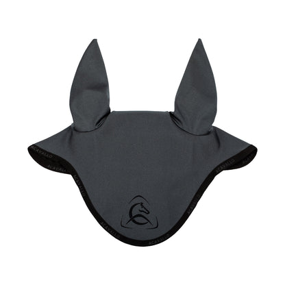 Elastane fly veil silicone logo.