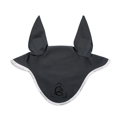 Elastane fly veil silicone logo.