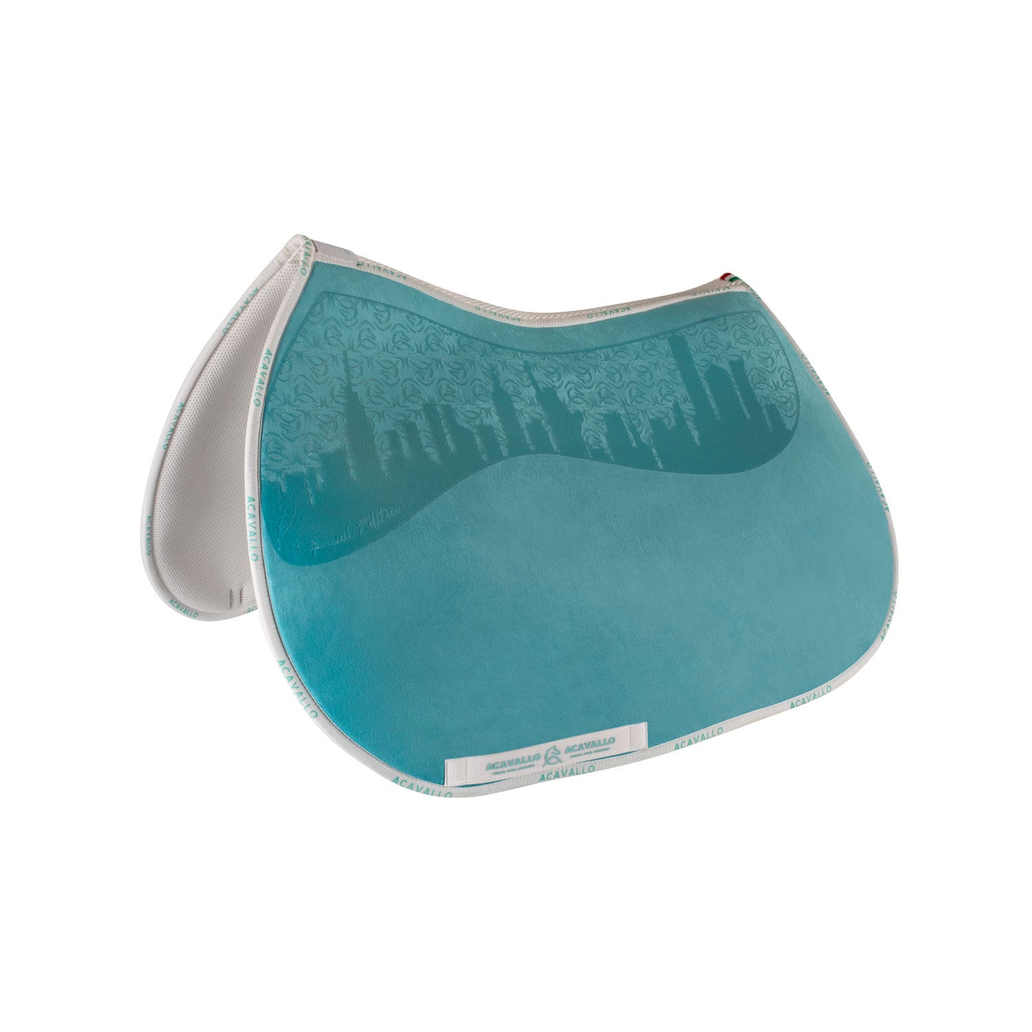 Special Edition saddle pad JS CW-3DS louvre &amp; bamboo silicone grip.