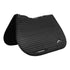 Sublime striped jumping saddle pad in suede.