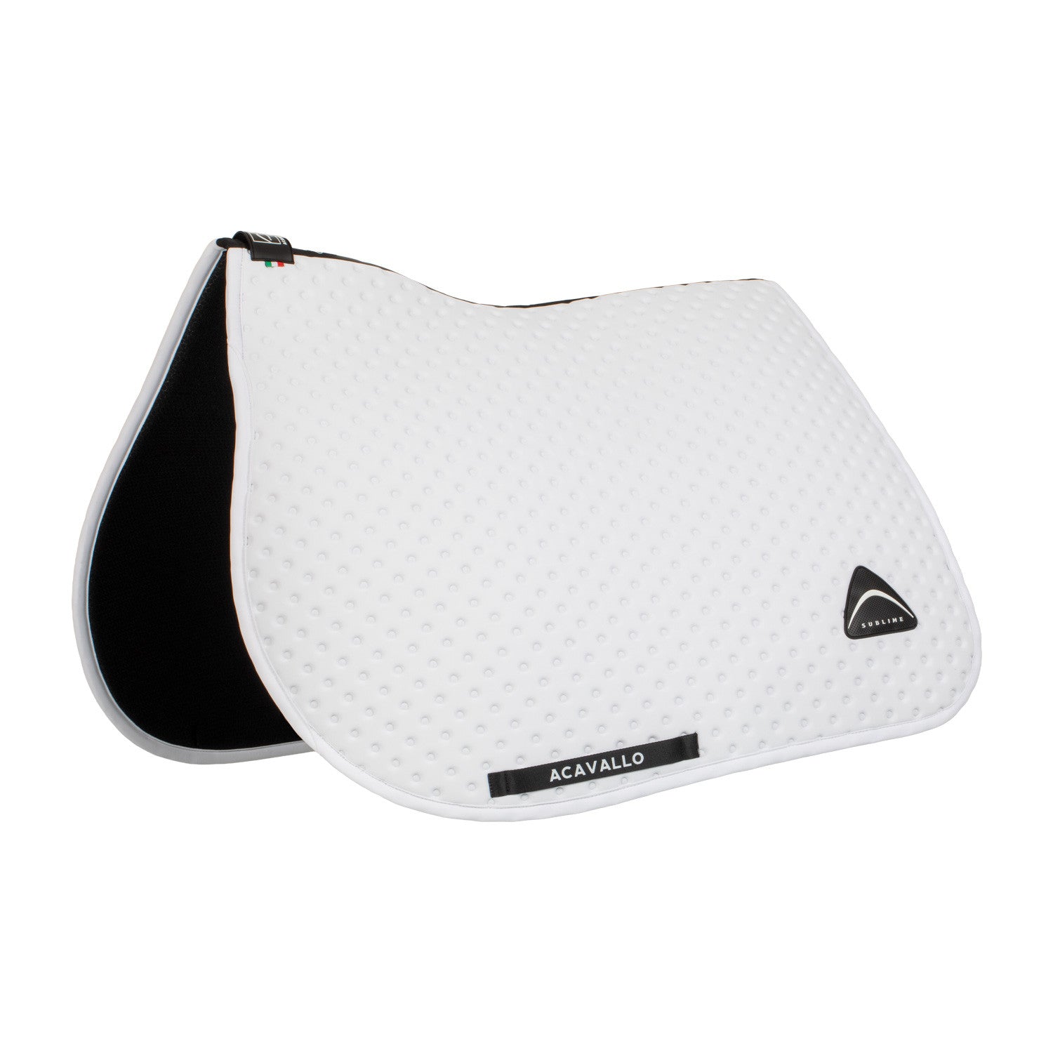 Sublime dotted jumping saddle pad in technical fabric.