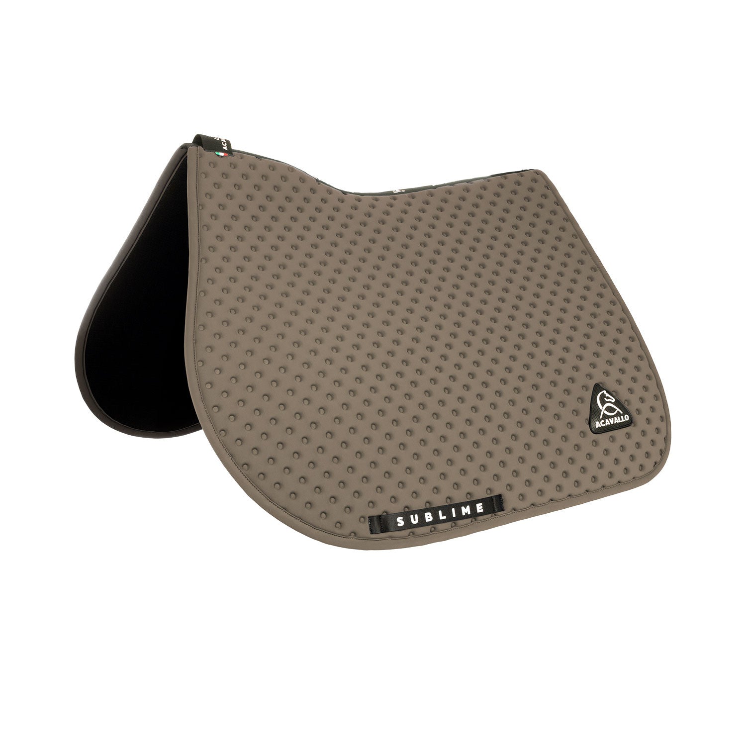 Sublime dotted jumping saddle pad in technical fabric.