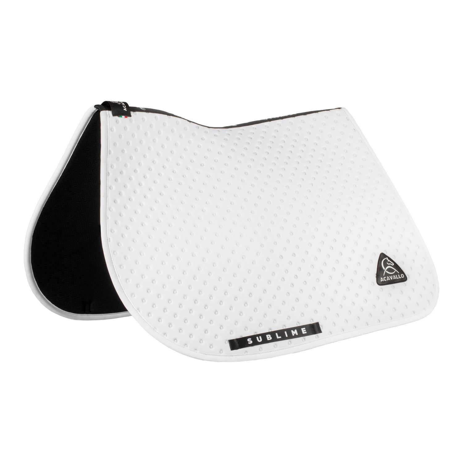 Sublime dotted jumping saddle pad in technical fabric.